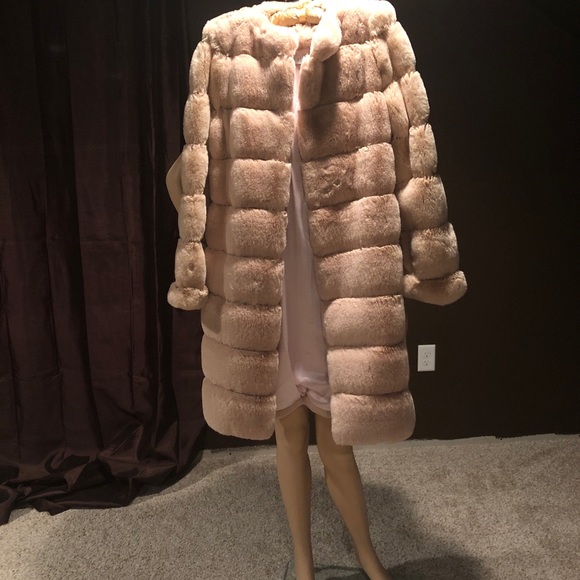 Fur faux Oh Polly coat size small juniors - Picture 14 of 15